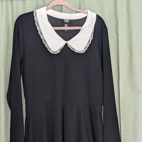 Hot Topic "Cosmic Aura" Long-sleeved Collared Dress - Picture 1 of 3